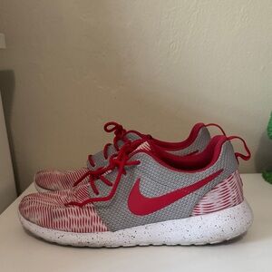 Nike Kids Red and Gray Athletic Sneakers